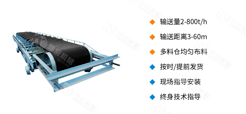 可逆配倉帶式輸送機(jī)優(yōu)勢特點(diǎn)